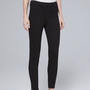 WHBM High-Rise Skinny Crop Jeans EUC Sz 6 Black
